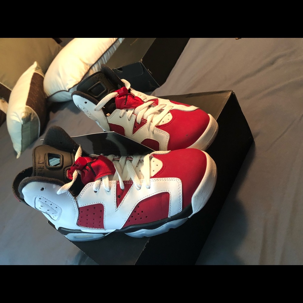 Jordan retro Carmine 6’s